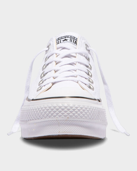 CHUCK TAYLOR LIFT LOW TOPS WHITE