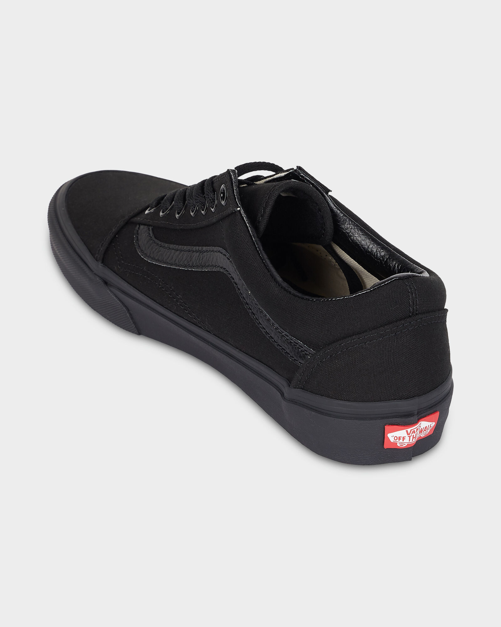 vans shoes full black