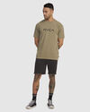 BIG RVCA WASHED - T-SHIRT FOR MEN