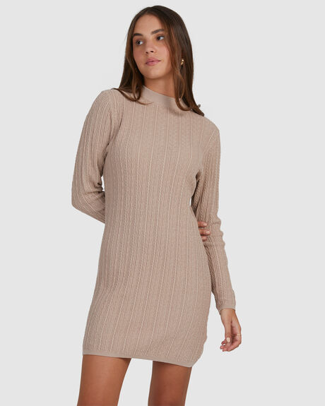 CLEVERLY KNITTED DRESS