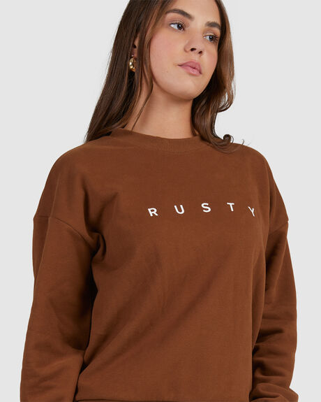 RUSTY ESSENTIALS RELAXED CREW