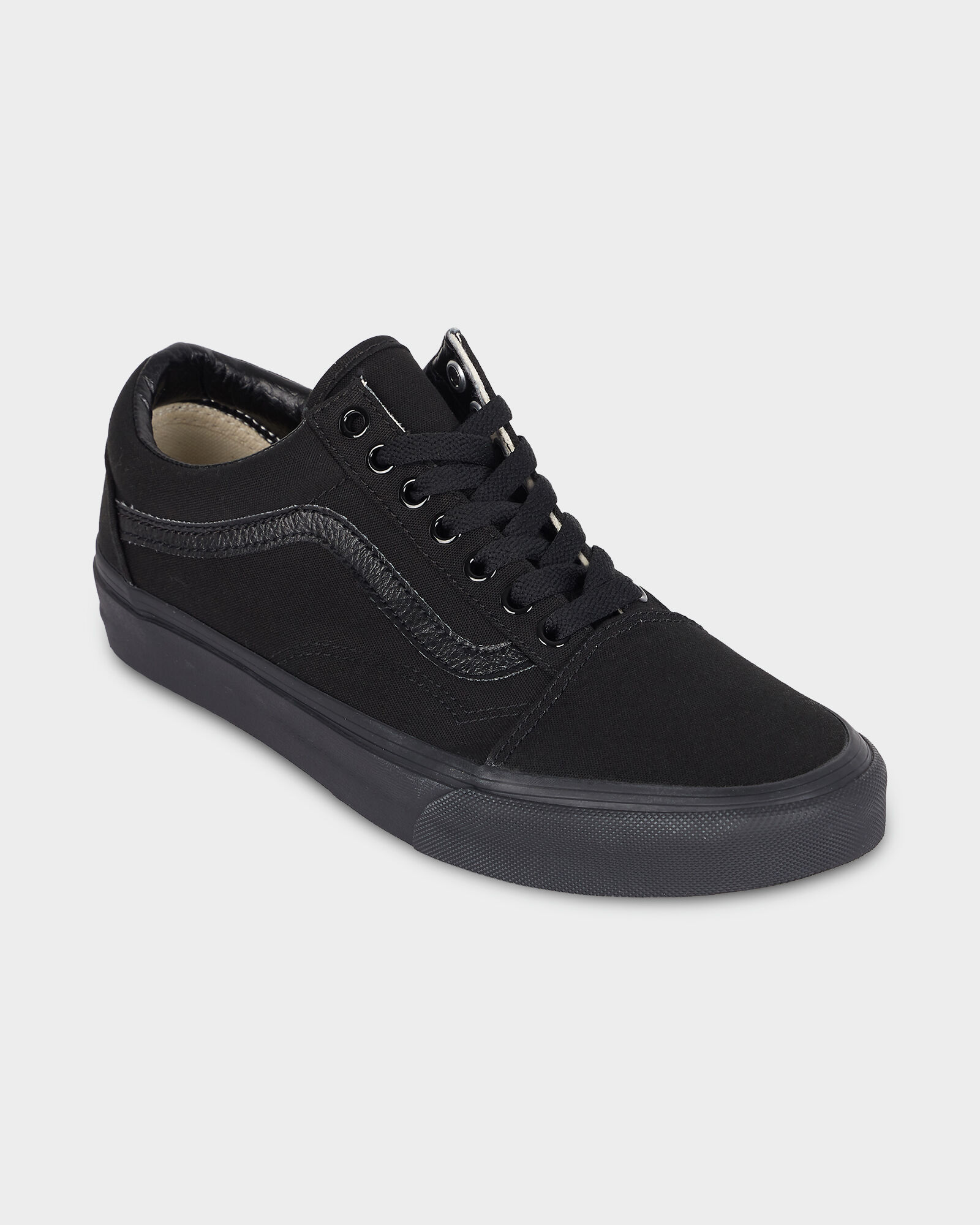 plain black vans shoes