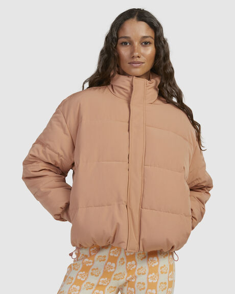 WOMENS NEW AGE CROPPED PUFFER JACKET