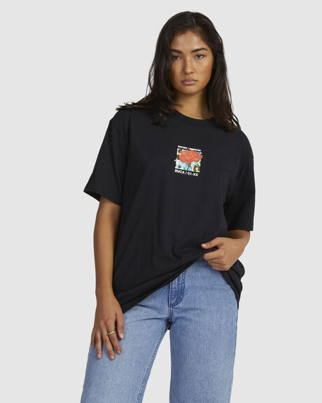 BEAUTY OF RVCA RELAXED T-SHIRT