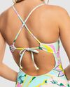 WOMENS RAVE WAVE HIGH LEG ONE-PIECE SWIMSUIT
