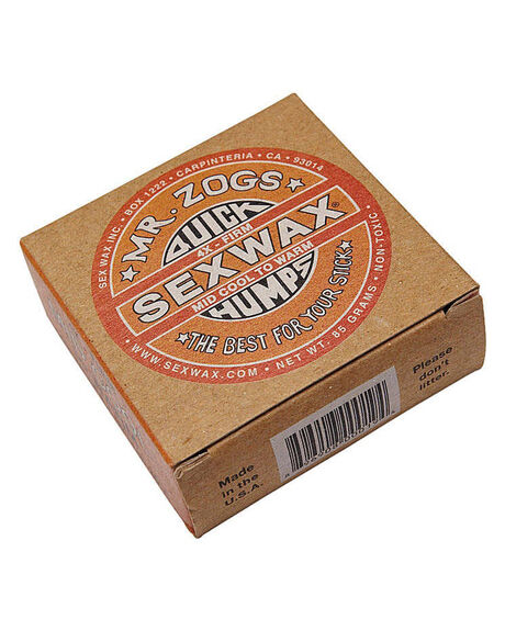 Mr. Zog's Sex Wax Quick Humps 4X Firm Mid Cool-Warm Surfboard Wax (4-Pack)