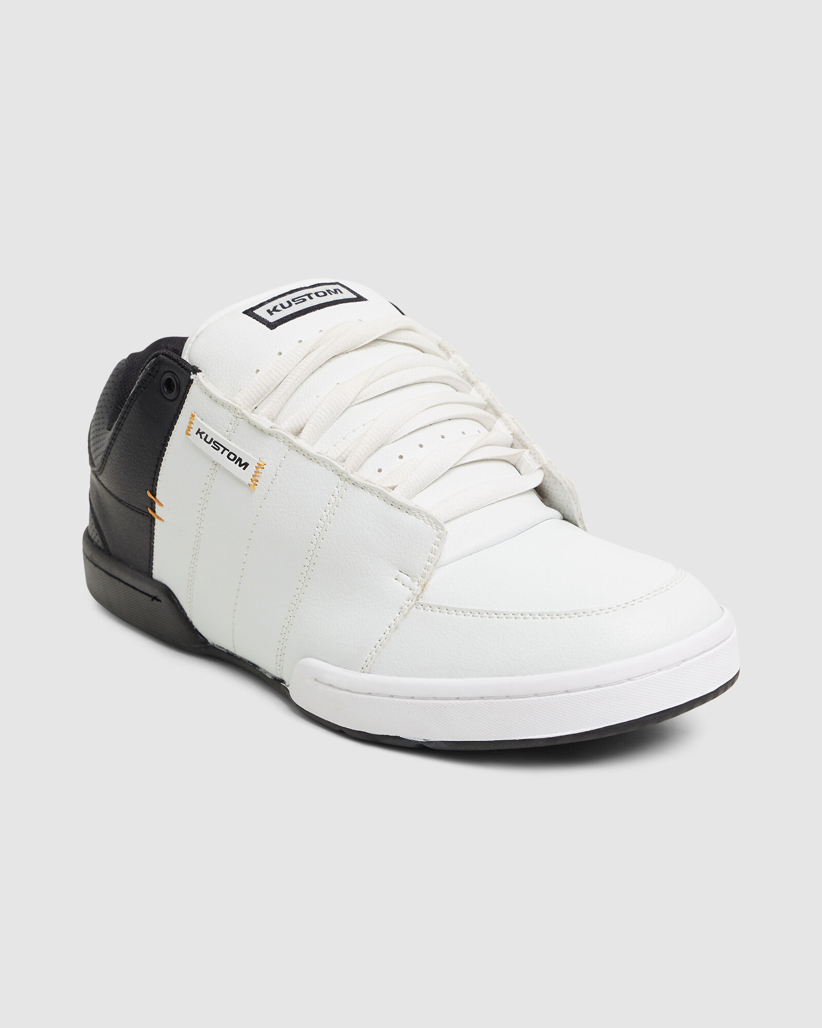 Mens Kustom Kramer Black Leather School Shoes, Size 8 - 14. NIB, RRP  $89.99. | eBay