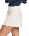 COZY DAY - RIB KNIT LOUNGE SHORTS FOR WOMEN
