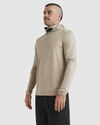 MIKEY - HOODED LONG SLEEVE UPF 50 SURF T-SHIRT FOR MEN