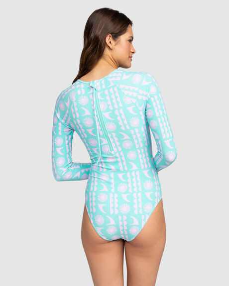 WOMENS SURF SAAVY LONG SLEEVE ONE-PIECE SWIMSUIT