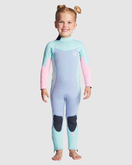 3/2 TODDLER GIRLS SYNERGY BACK ZIP WETSUIT