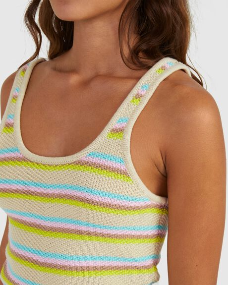 WOMENS PLAYA DEL AMOR STRAPPY KNIT VEST TOP