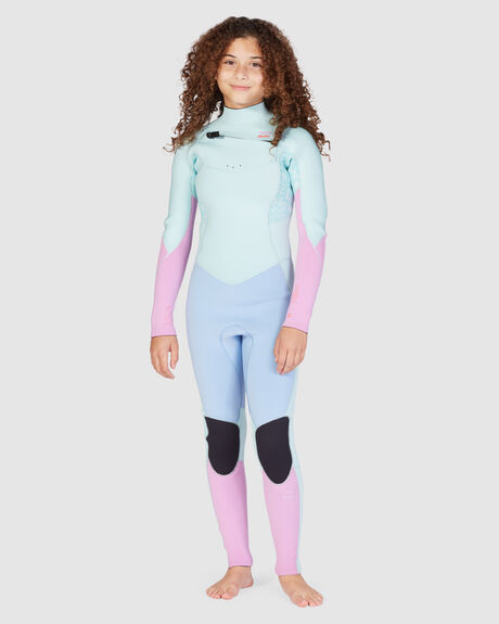 GIRLS 6-14 302 SYNERGY CHEST ZIP GBS WETSUIT