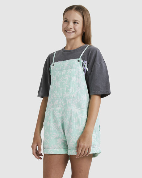 CATCH A WAVE - DUNGAREE SHORTS FOR GIRLS