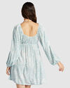 SWEETEST SHORES - PUFF SLEEVE DRESS FOR WOMEN