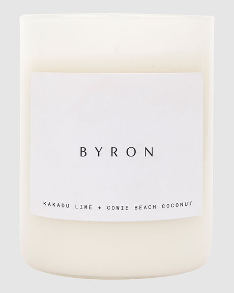 SCENTED CANDLE BYRON - WHITE
