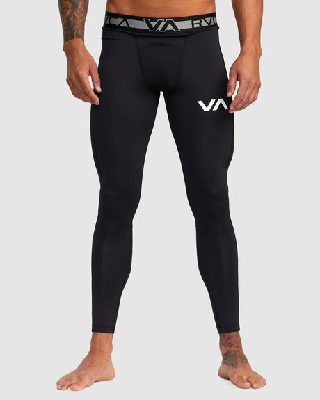 VIRUS Women's Compression Pants - Black / Black