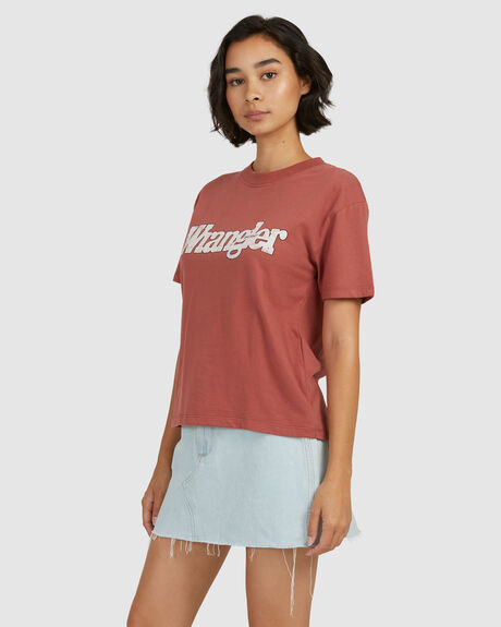 OUTLINES TEE RED